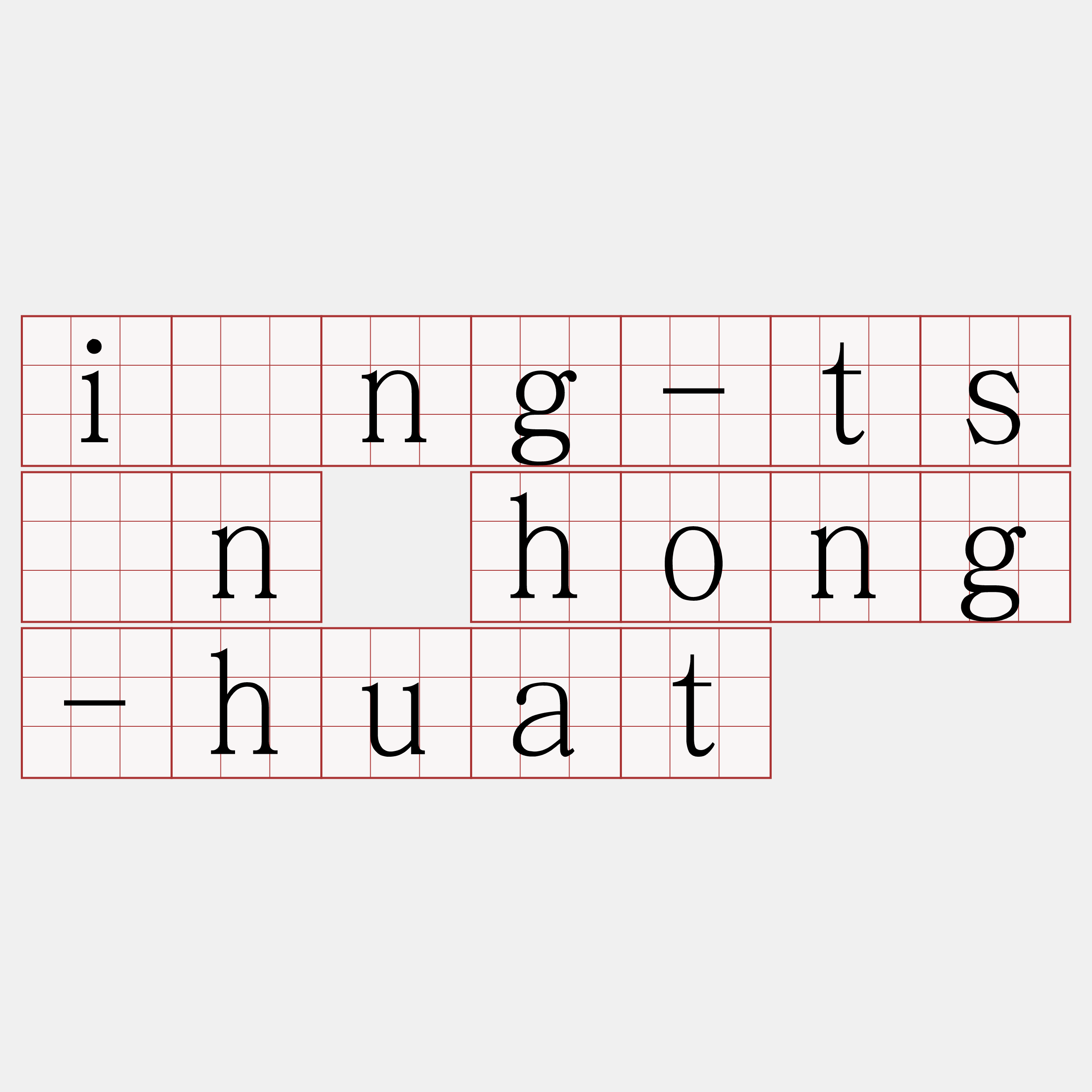 iōng-tsīn hong-huat